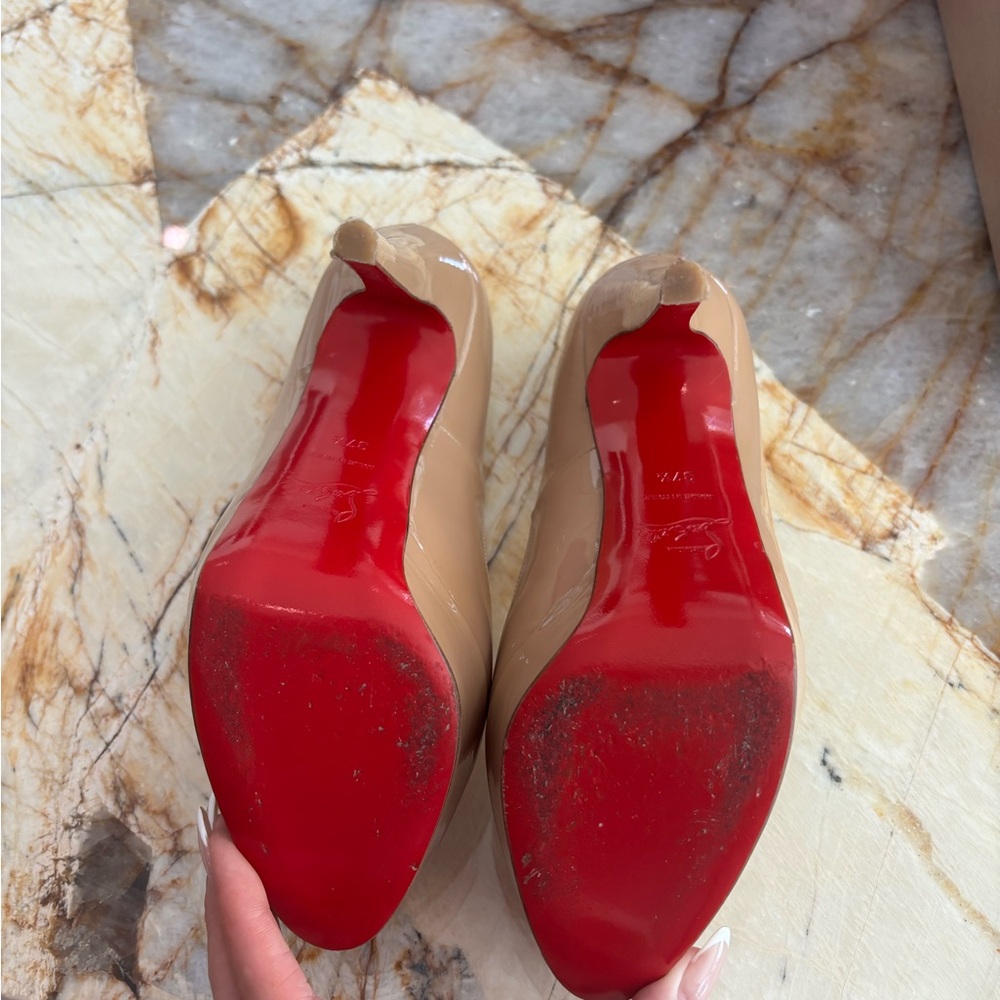 Christian Louboutin Nude Heels - Picture 8 of 10